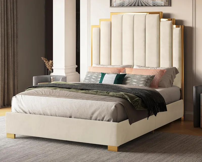 Albott Queen Size Platform Bed Frame
